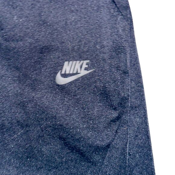 Nike Vintage Rare Windrunner Nylon Soccer Pants Trackies Fleece Black Scally Lg - Picture 8 of 10